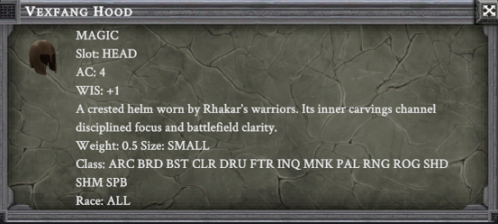 VEXFANG HOOD item card